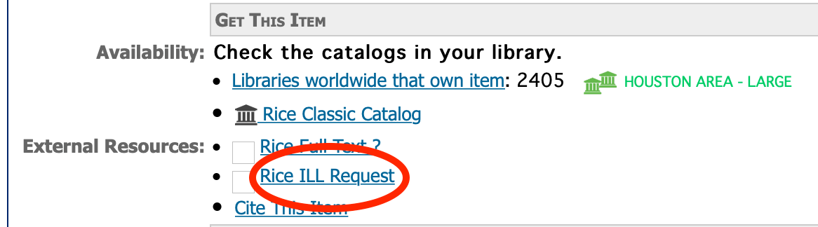 ILL Request Worldcat link screenshot